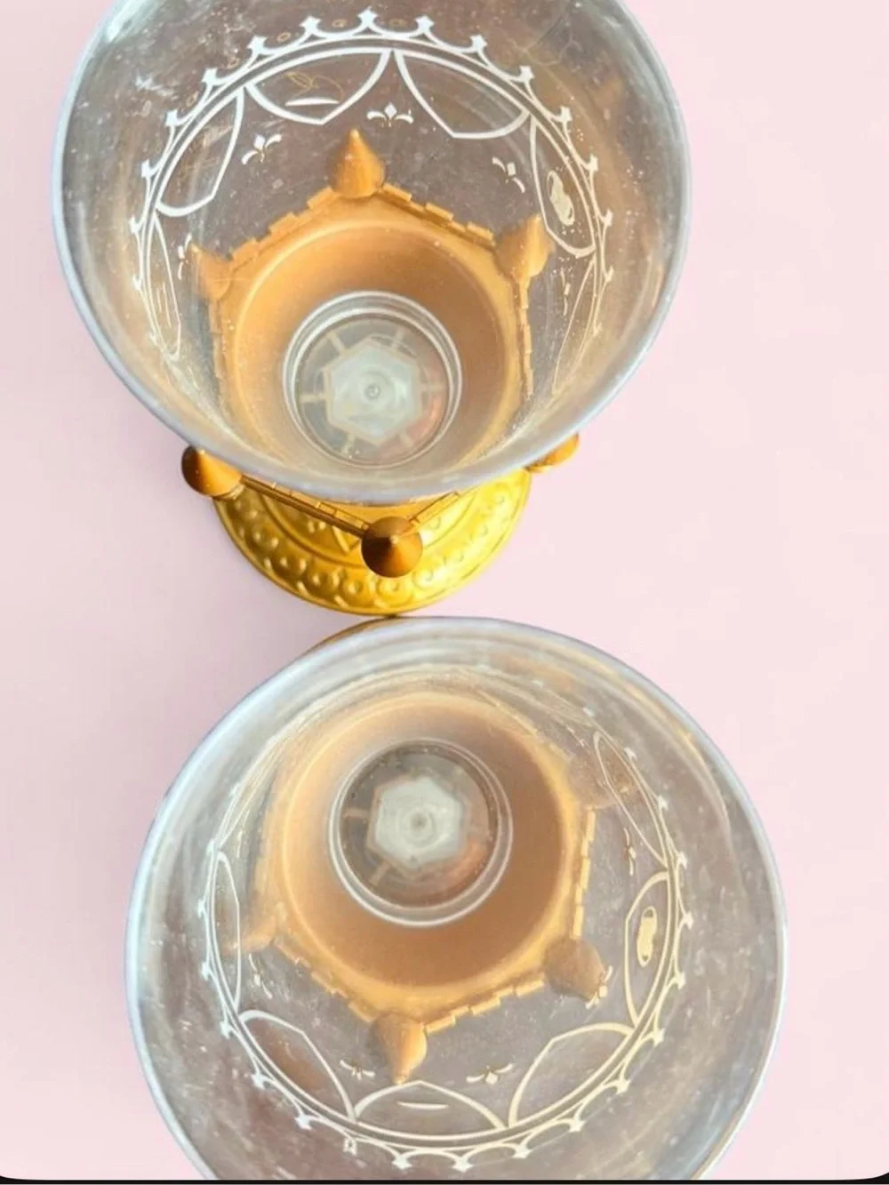 Disney “Be Our Guest” Beauty and the Beast Light up Goblets, Set of Two
